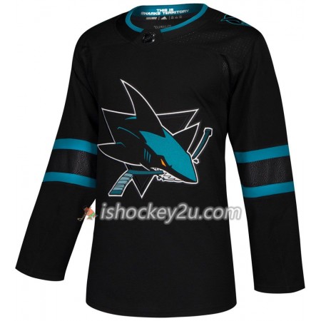 Mænd NHL San Jose Sharks Trøje Blank Adidas 2018-19 Alternate Authentic